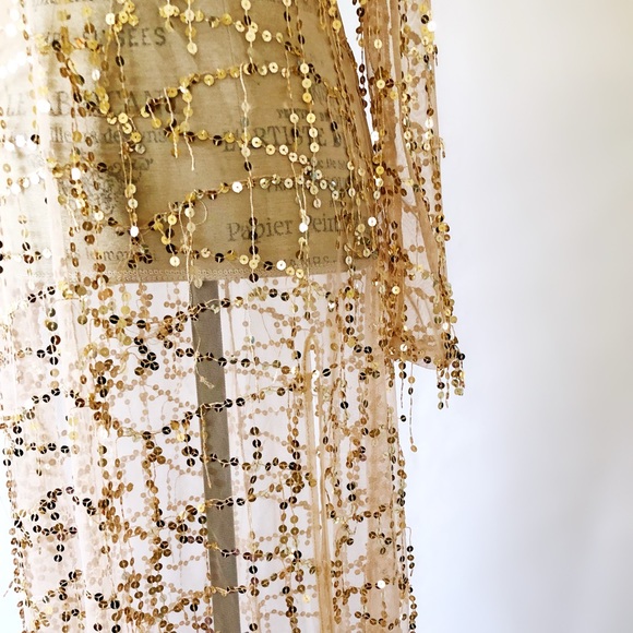 • FIRM PRICE • Long Gorgeous Sequins Dress - Picture 6 of 8